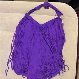 Purple Fringe Women's Swimsuit